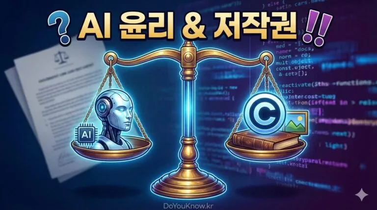 생성형 AI 윤리 & 저작권 완벽 가이드: ChatGPT가 당신의 창작물로 학습했다면? 2025년 핵심 쟁점 총정리